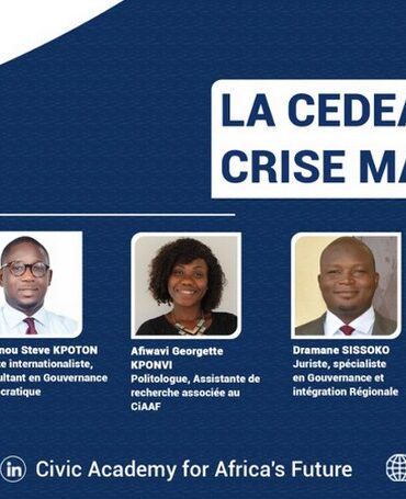 [Vidéo] Débat avec le CiAAF : La CEDEAO et la crise malienne 