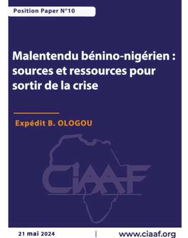 Malentendu bénino-nigérien : sources et ressources pour sortir de la crise