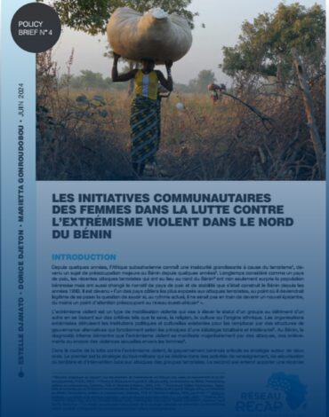 Les initiatives communautaires des femmes dans la lutte contre l’extrémisme violent dans le nord du Bénin