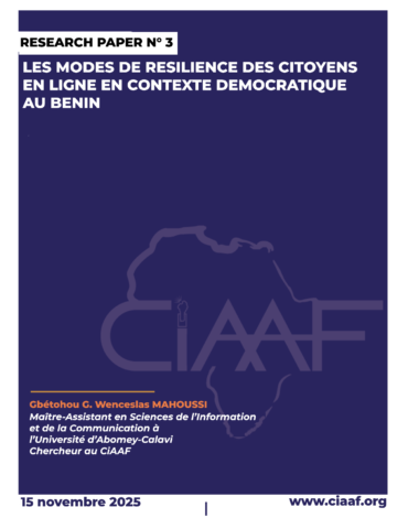 Les modes de résilience des citoyens en ligne en contexte démocratique au Bénin