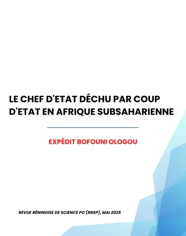 Le chef d’Etat déchu par coup d’Etat en Afrique subsaharienne